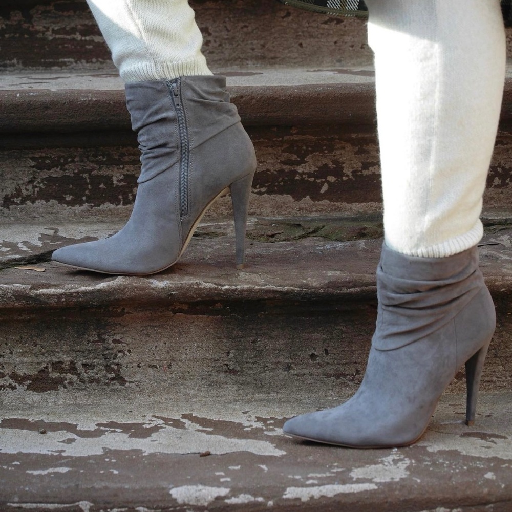 JustFab Alyssa Slouchy Stiletto Bootie